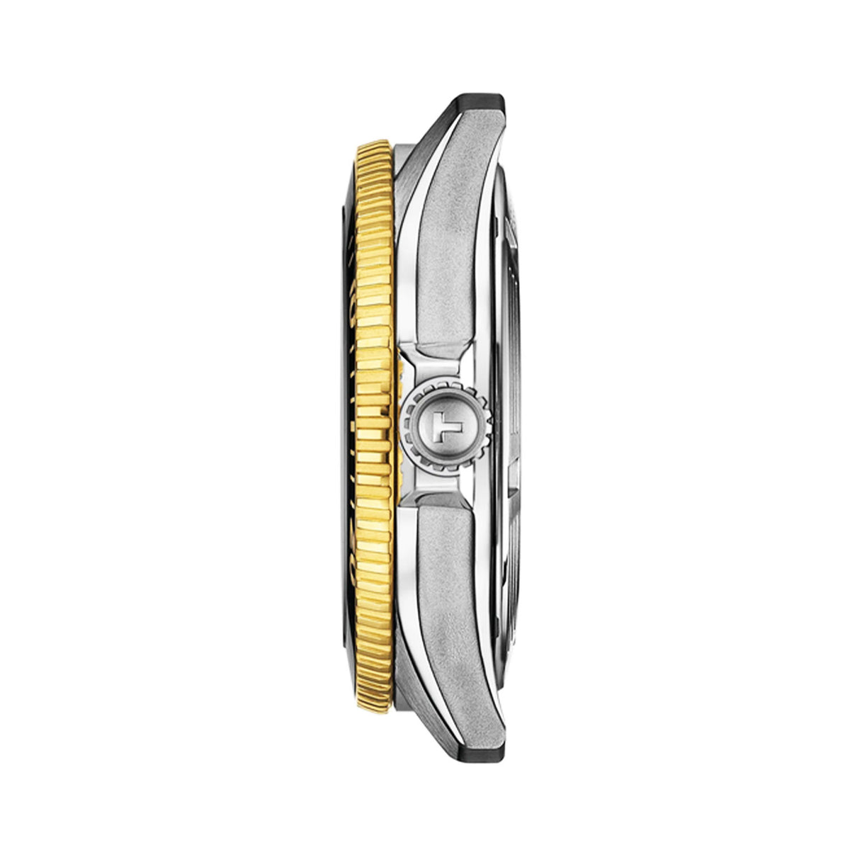 Tissot Seastar 1000 40mm Grey-Black Gradient Dial Two-Tone Bracelet Mens Automatic Watch - Berry's Jewellers