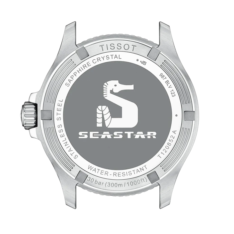 Tissot Tissot Seastar 1000 GMT 40mm Black Dial Rubber Strap Watch - Berry's Jewellers