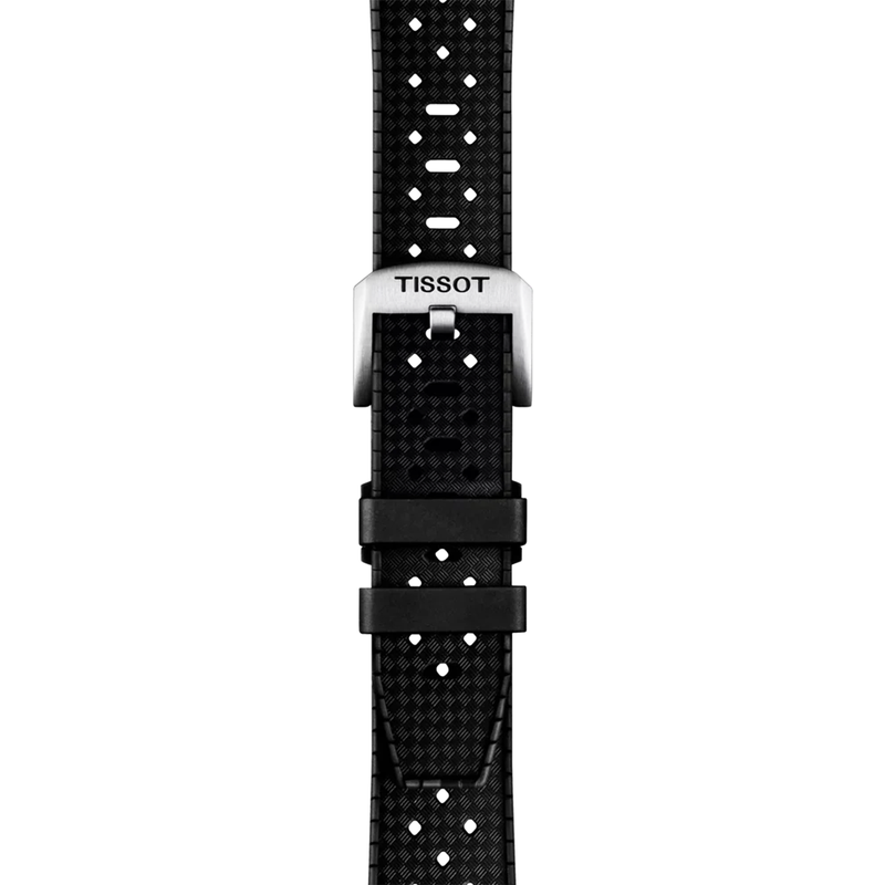 Tissot Tissot Seastar 1000 GMT 40mm Black Dial Rubber Strap Watch - Berry's Jewellers