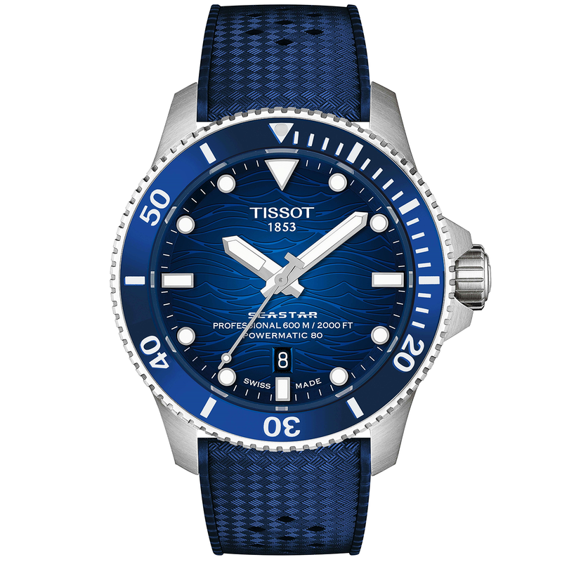 Seastar 1000 44mm Blue Dial & Strap Automatic Watch