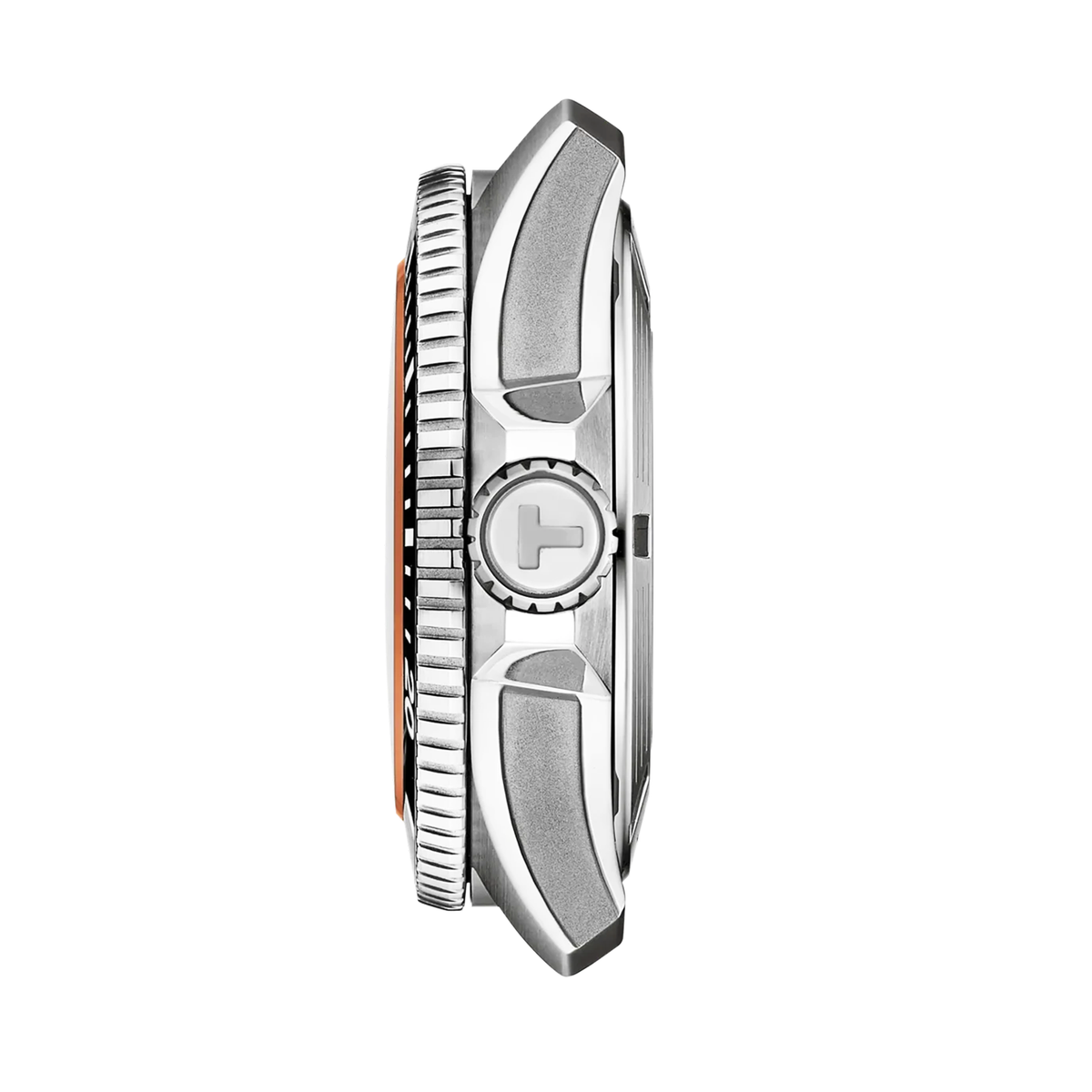 Seastar 2000 44mm Orange Dial Automatic Strap Watch