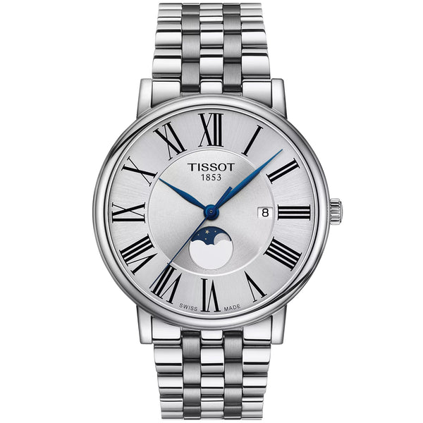 Carson Premium 40mm Silver Dial Bracelet Watch