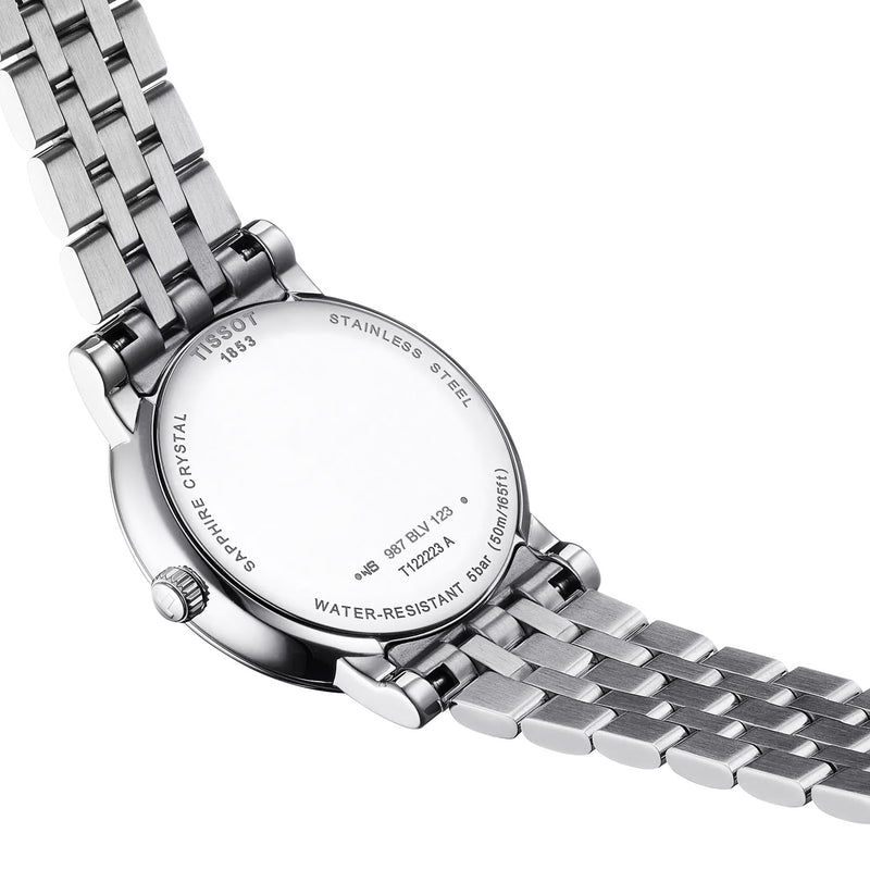 Tissot Carson Premium 32mm Silver Dial Moonphase Steel Bracelet Ladies Watch - Berry's Jewellers