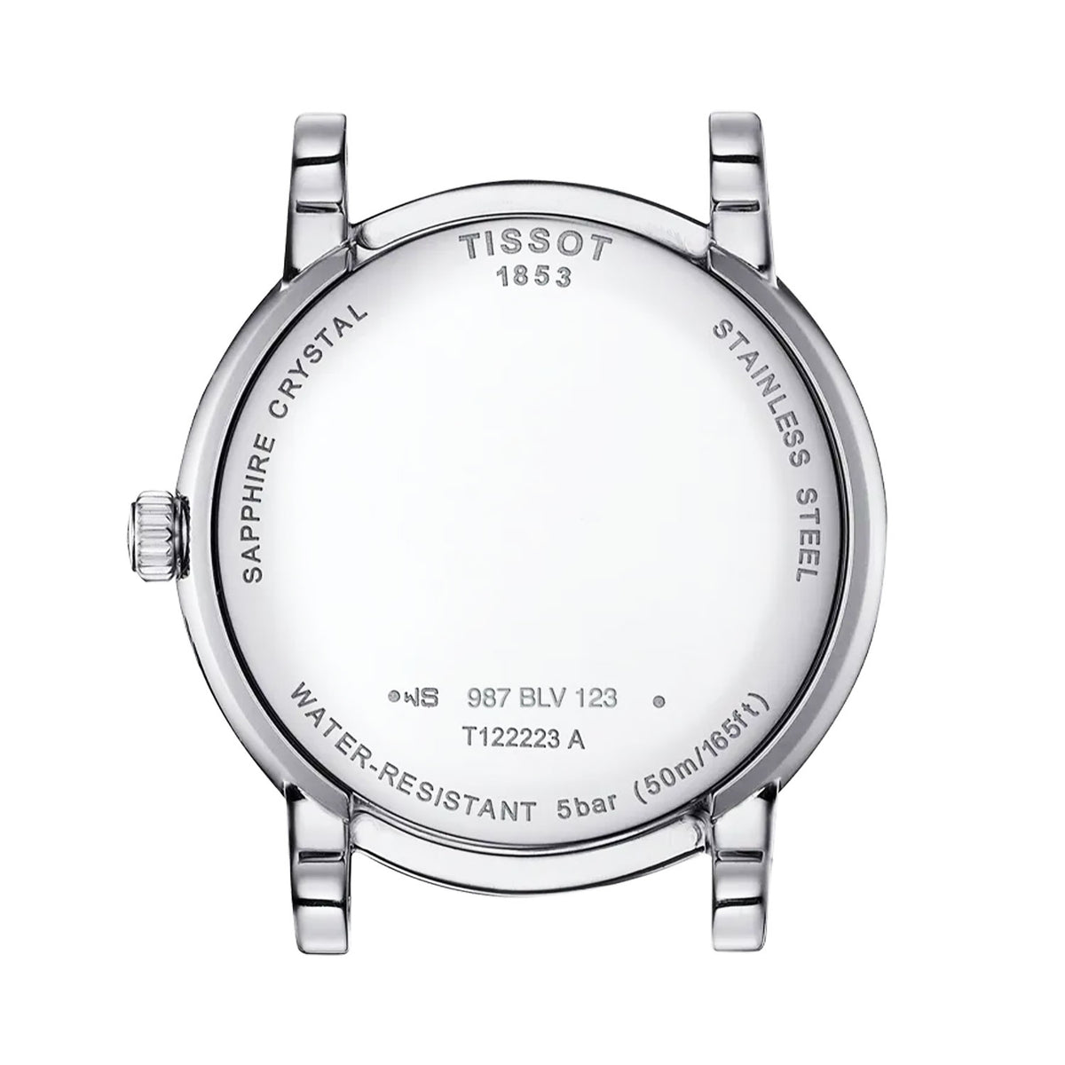 Tissot Carson Premium 32mm Silver Dial Moonphase Steel Bracelet Ladies Watch - Berry's Jewellers