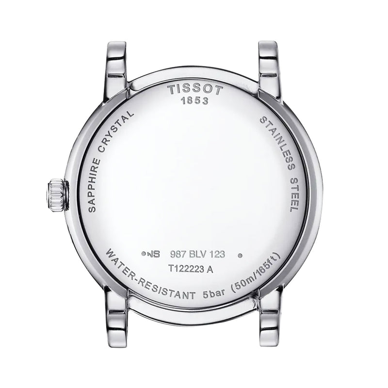 Tissot Carson Premium 32mm Silver Dial Moonphase Steel Bracelet Ladies Watch - Berry's Jewellers