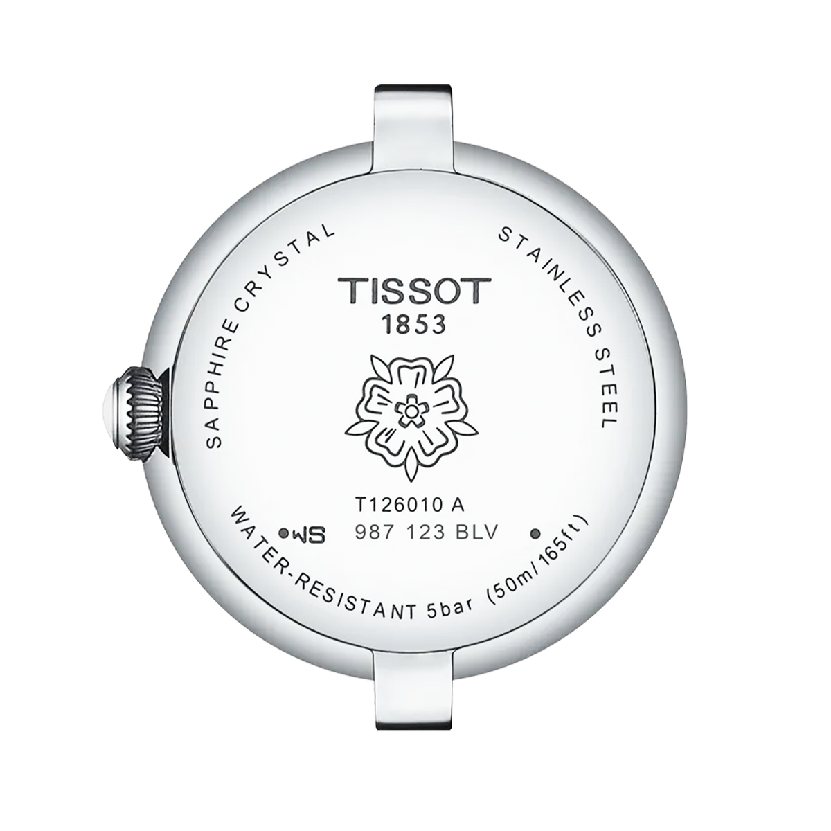 Tissot Bellissima 26mm White Dial Black Strap Ladies Watch - Berry's Jewellers