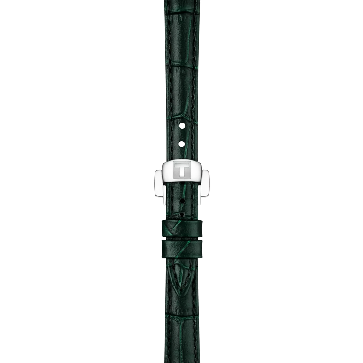 Tissot Bellissima 26mm Mother of Pearl Dial Green Strap Ladies Watch - Berry's Jewellers