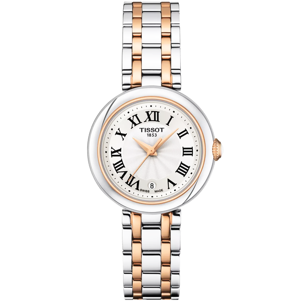 Tissot Bellissima 26mm White Dial Two-Tone Bracelet Ladies Watch - Berry's Jewellers