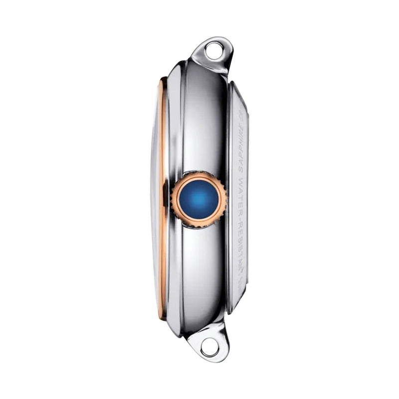 Tissot Bellissima 29mm White Dial Two-Tone Bracelet Ladies Automatic Watch - Berry's Jewellers
