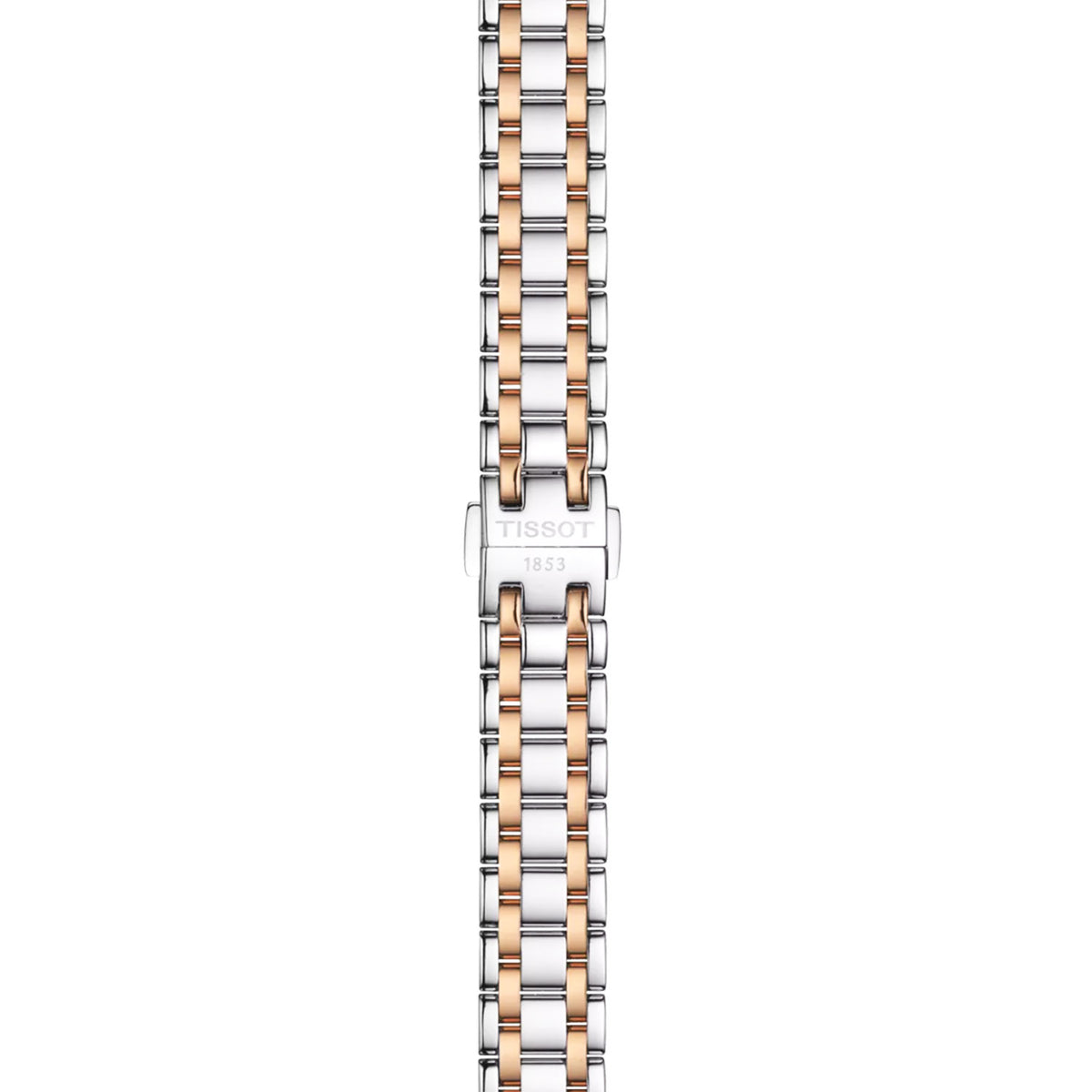 Tissot Bellissima 29mm White Dial Two-Tone Bracelet Ladies Automatic Watch - Berry's Jewellers