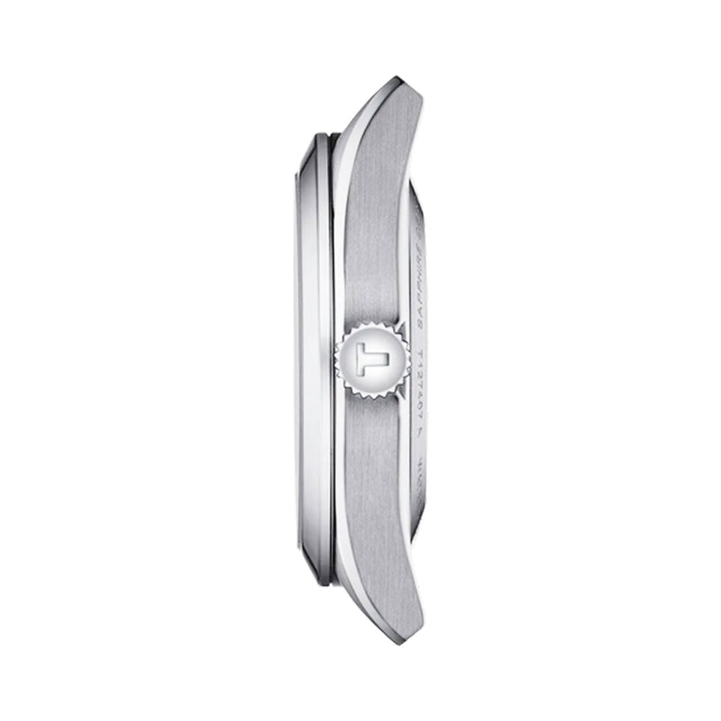 Tissot Gentleman 40mm Black Dial Steel Bracelet Automatic Mens Watch - Berry's Jewellers