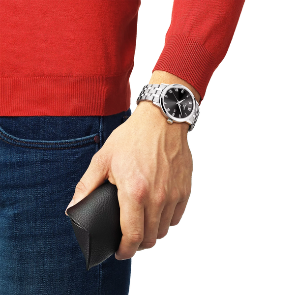 Tissot Classic Dream 42mm Black Dial Steel Bracelet Mens Watch - Berry's Jewellers