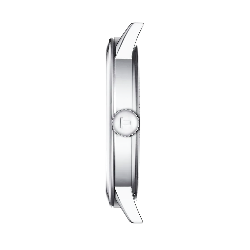 Classic Dream 42mm White Dial Brown Strap Mens Watch