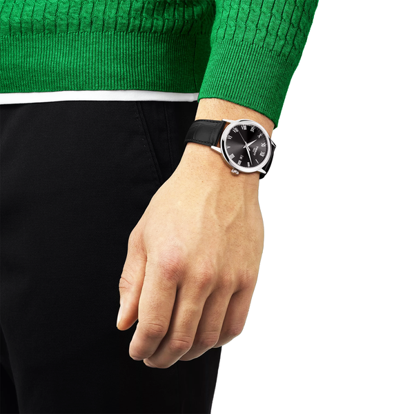Tissot Classic Dream 42mm Black Dial Black Strap Mens Watch - Berry's Jewellers