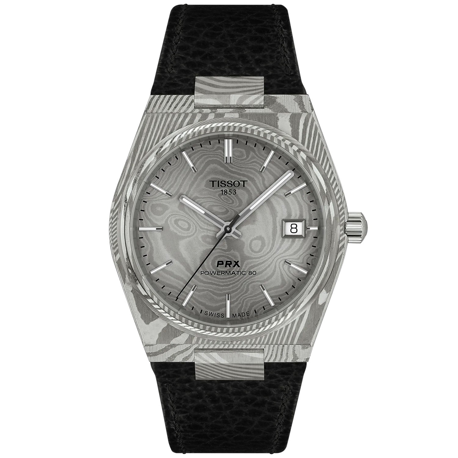 Tissot PRX Damascus 38mm Powermatic 80 Automatic Strap Watch - Berry's Jewellers