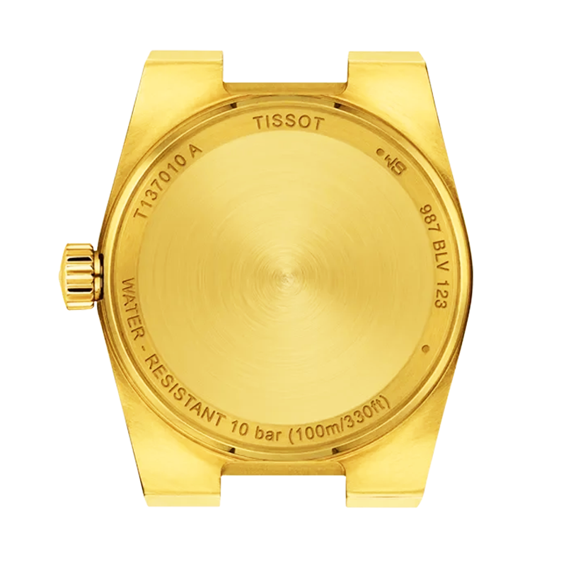 Tissot PRX 25mm Champagne Dial Gold PVD Bracelet Ladies Watch - Berry's Jewellers