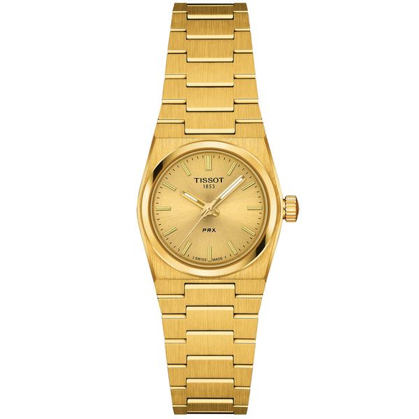 Tissot PRX 25mm Yellow PVD Dial Bracelet Watch - Berry's Jewellers