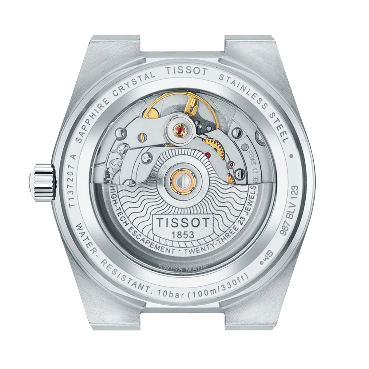 Tissot PRX 35mm Black Dial Steel Bracelet Automatic Watch - Berry's Jewellers