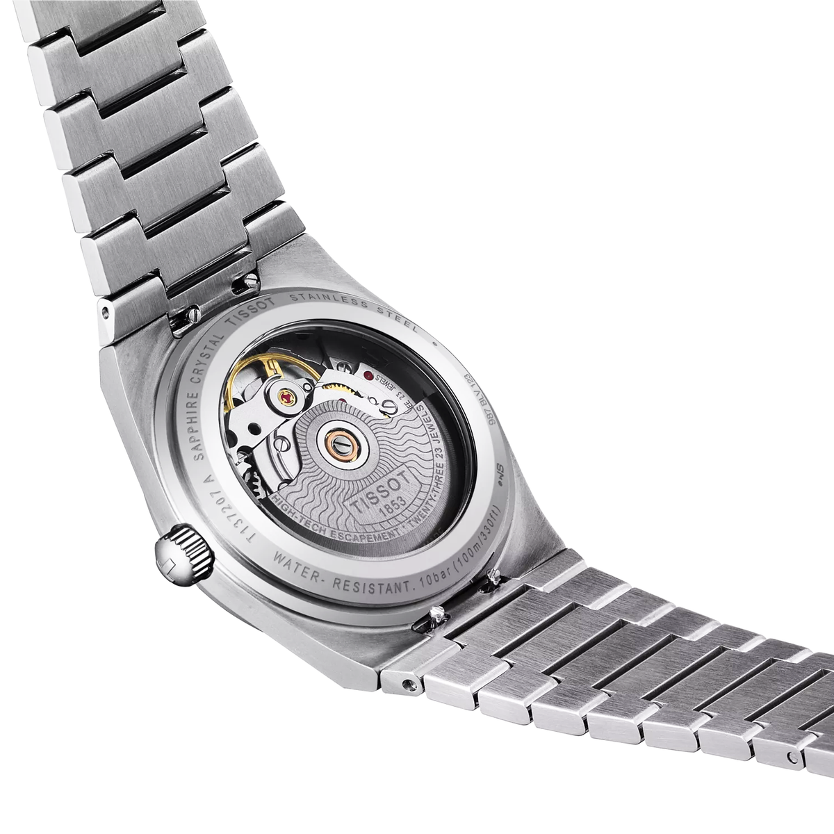 Tissot PRX 35mm Green Dial Steel Bracelet Automatic Watch - Berry's Jewellers
