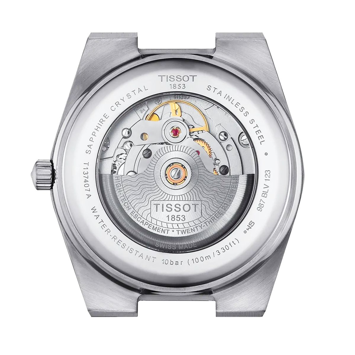 Tissot PRX 40mm Ice Blue Dial Steel Bracelet Automatic Mens Watch - Berry's Jewellers