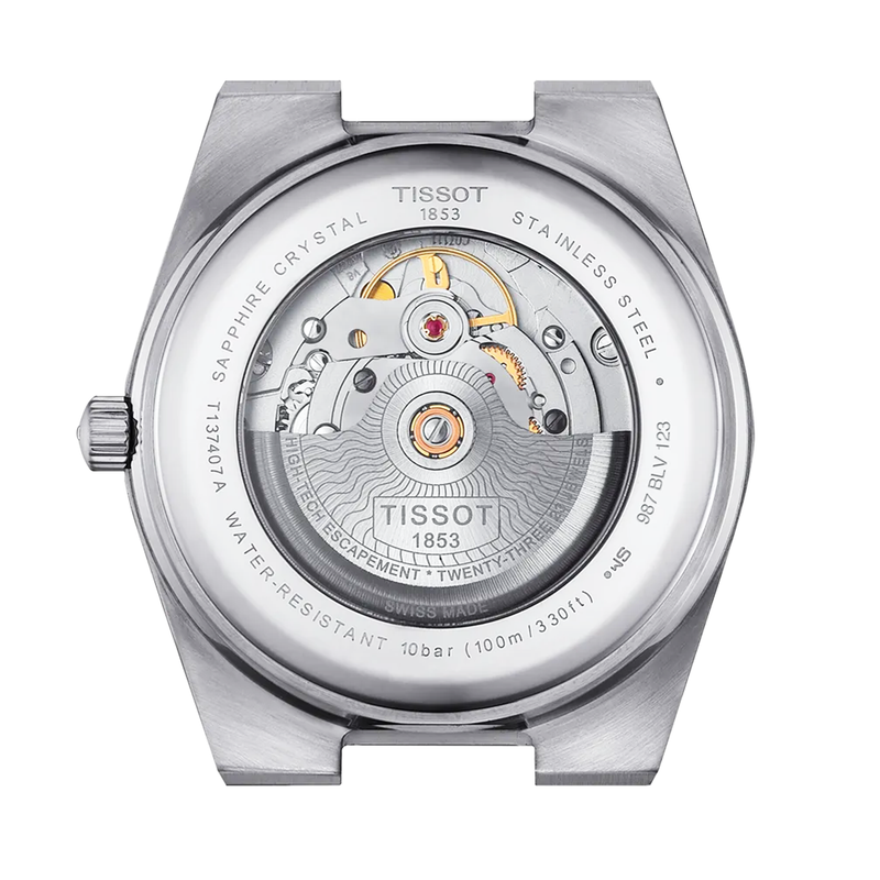 Tissot PRX 40mm Ice Blue Dial Steel Bracelet Automatic Mens Watch - Berry's Jewellers