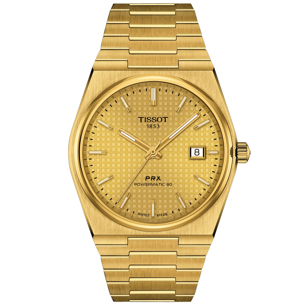PRX 40mm Yellow Gold PVD Automatic Bracelet Watch