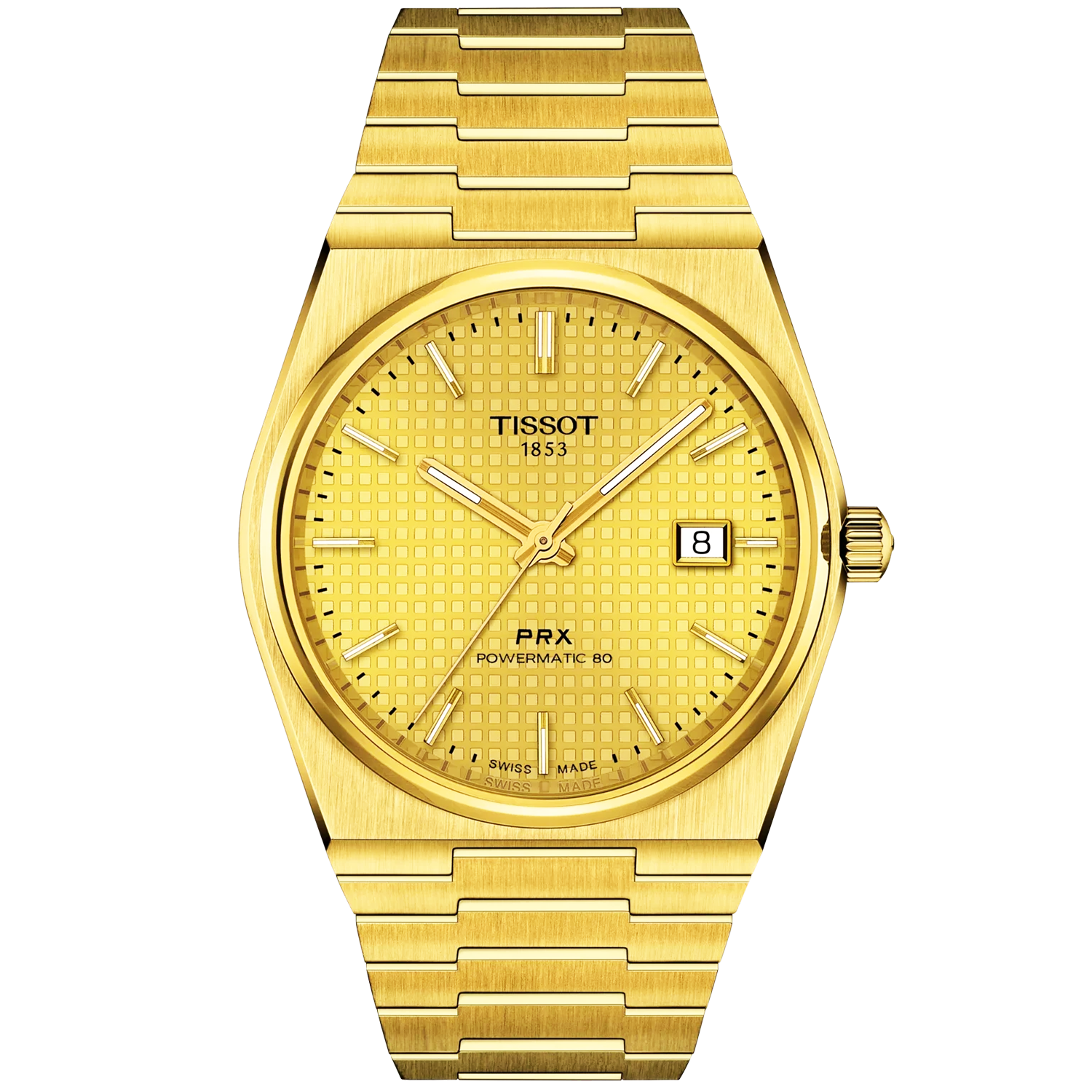 PRX 40mm Yellow Gold PVD Bracelet Automatic Watch