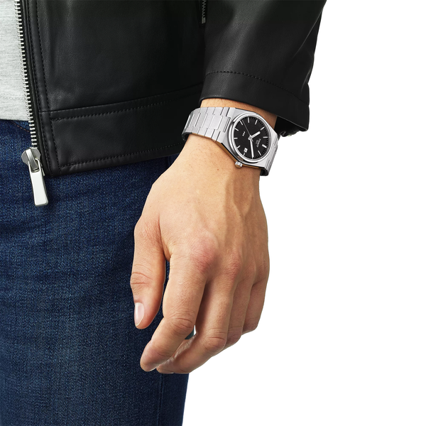 Tissot PRX 40mm Black Dial Steel Bracelet Mens Watch - Berry's Jewellers