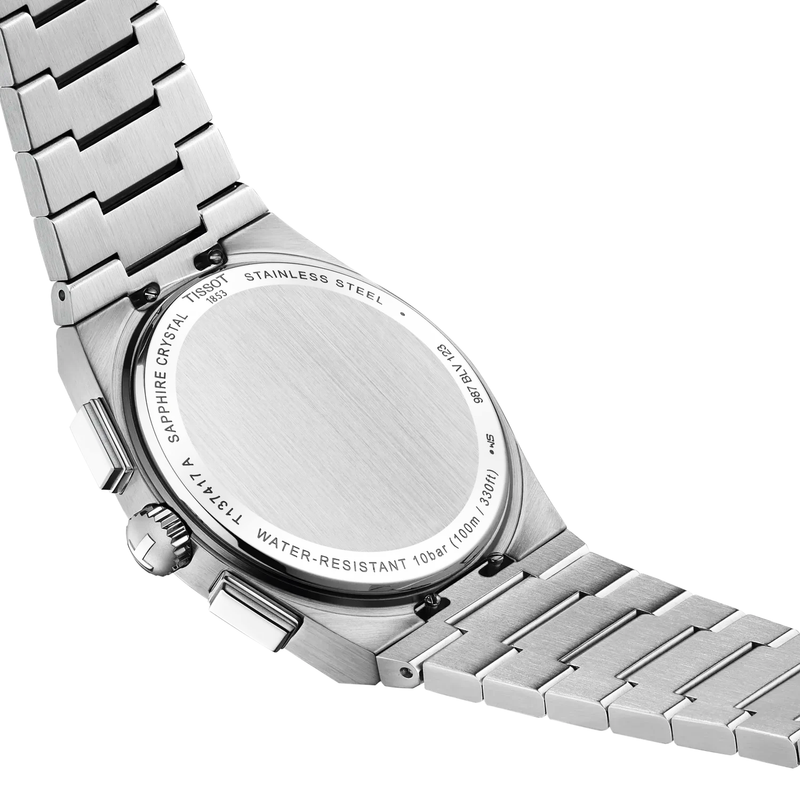 PRX 41mm Chronograph Blue Dial Steel Bracelet Mens Watch