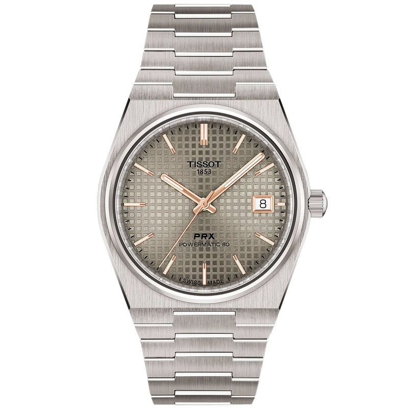 PRX Titanium 38mm Anthracite/Gold Dial Automatic Bracelet Watch