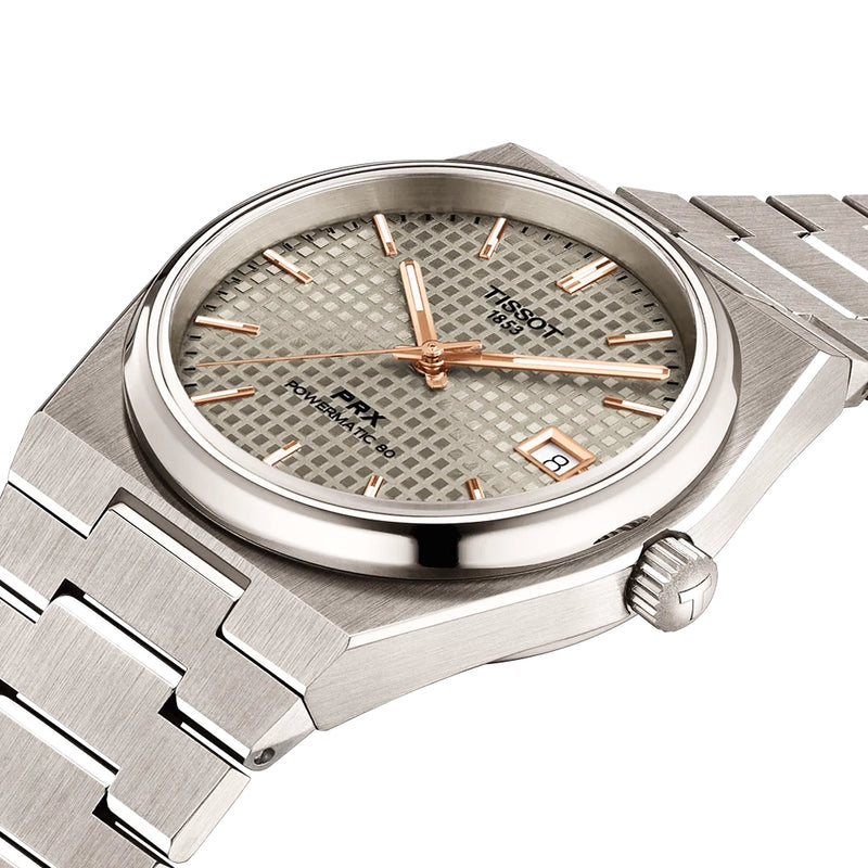 PRX Titanium 38mm Anthracite/Gold Dial Automatic Bracelet Watch