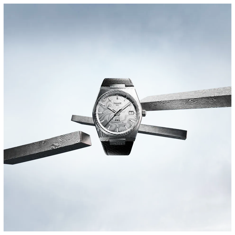 Tissot PRX Damascus 38mm Automatic Mens Strap Watch - Berry's Jewellers
