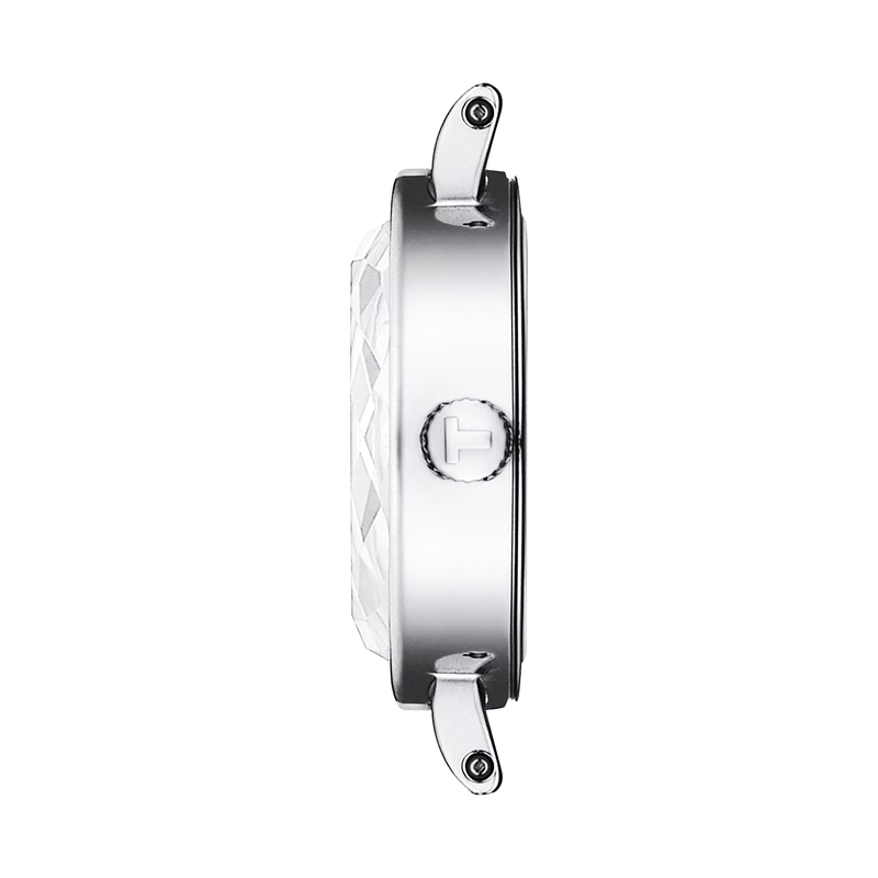 Tissot Lovely 19.5mm Mother of Pearl Dial Faceted Glass Ladies Watch - Berry's Jewellers