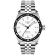 Tissot PR516 38mm White Dial Steel Bracelet Automatic Mens Watch - Berry's Jewellers