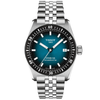 Tissot PR516 38mm Blue-Black Gradient Dial Steel Bracelet Mens Automatic Watch - Berry's Jewellers
