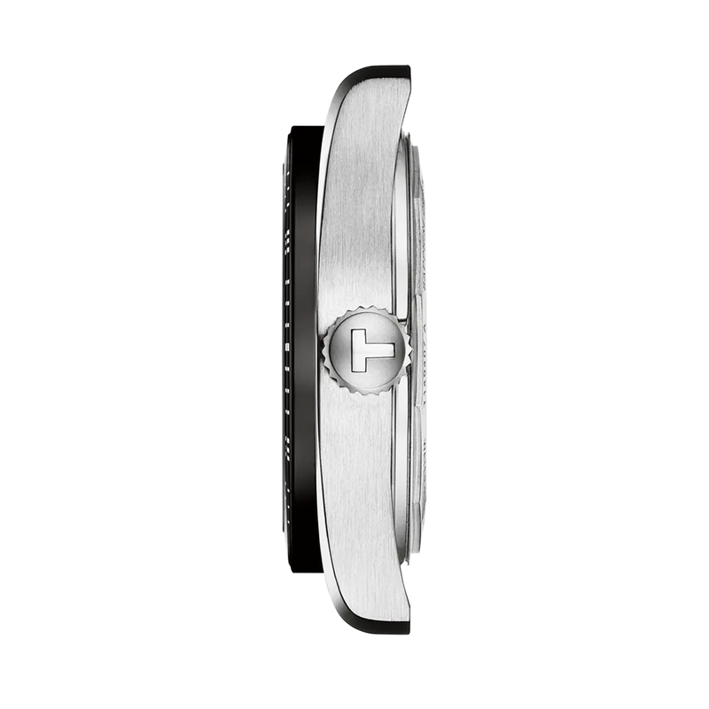 Tissot PR516 38mm Black Dial Steel Bracelet Automatic Mens Watch - Berry's Jewellers