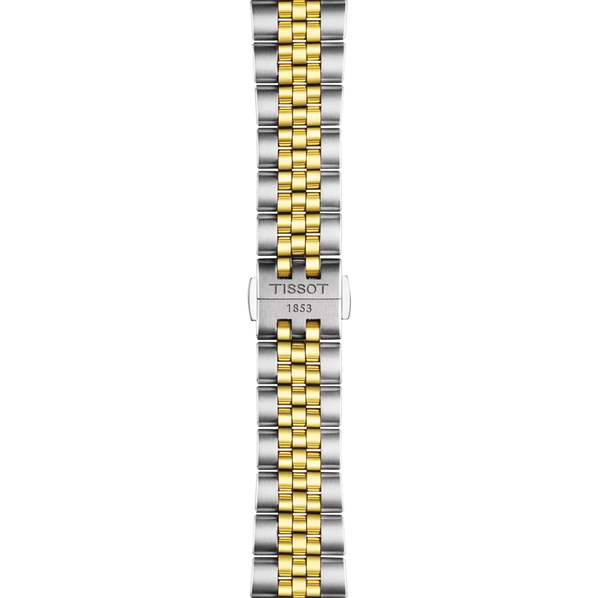 Tissot PR516 38mm White Dial Two-Tone Bracelet Automatic Mens Watch - Berry's Jewellers