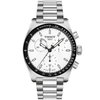 Tissot PR516 40mm White Dial Chronograph Steel Bracelet Mens Watch - Berry's Jewellers