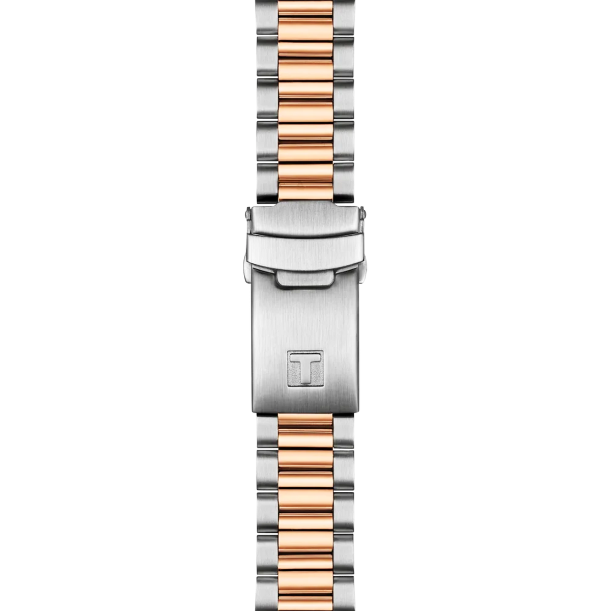 Tissot PR516 40mm Black Dial Chronograph Two-Tone Bracelet Watch - Berry's Jewellers
