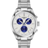 Tissot PR 100 Chronograph 40mm Men's Quartz White Dial Bracelet Watch - Berry's Jewellers