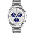 Tissot PR 100 Chronograph 40mm Men's Quartz White Dial Bracelet Watch - Berry's Jewellers