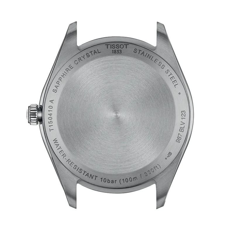 PR 100 40mm Silver Dial Black Strap Mens Watch