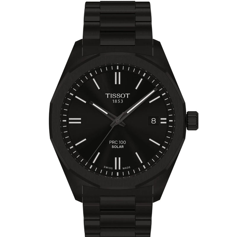 PRC 100 Solar Quartz 39mm Men's Bracelet Watch