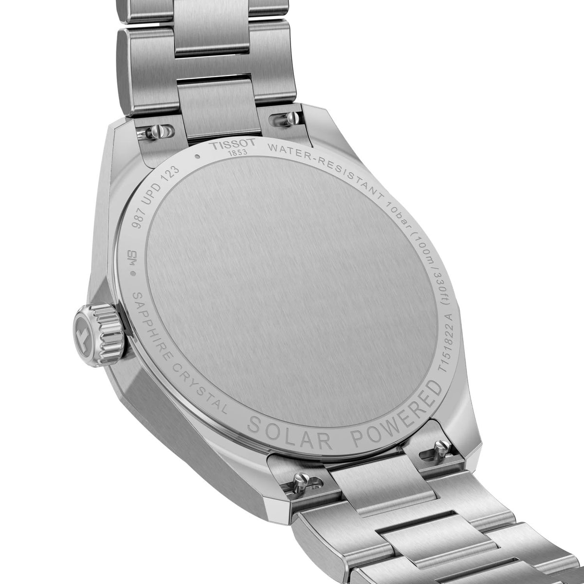 Tissot PRC 100 Solar Quartz 34mm Bracelet Watch - Berry's Jewellers