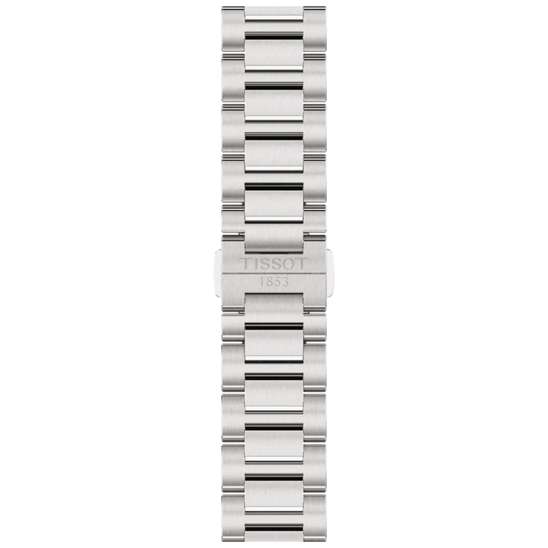 Tissot PRC 100 Solar 39mm Ice Blue Dial Steel Bracelet Mens Watch - Berry's Jewellers