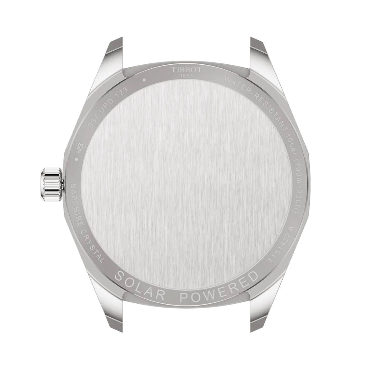 Tissot PRC 100 Solar 39mm Ice Blue Dial Steel Bracelet Mens Watch - Berry's Jewellers