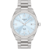 Tissot PRC 100 Solar 39mm Ice Blue Dial Steel Bracelet Mens Watch - Berry's Jewellers