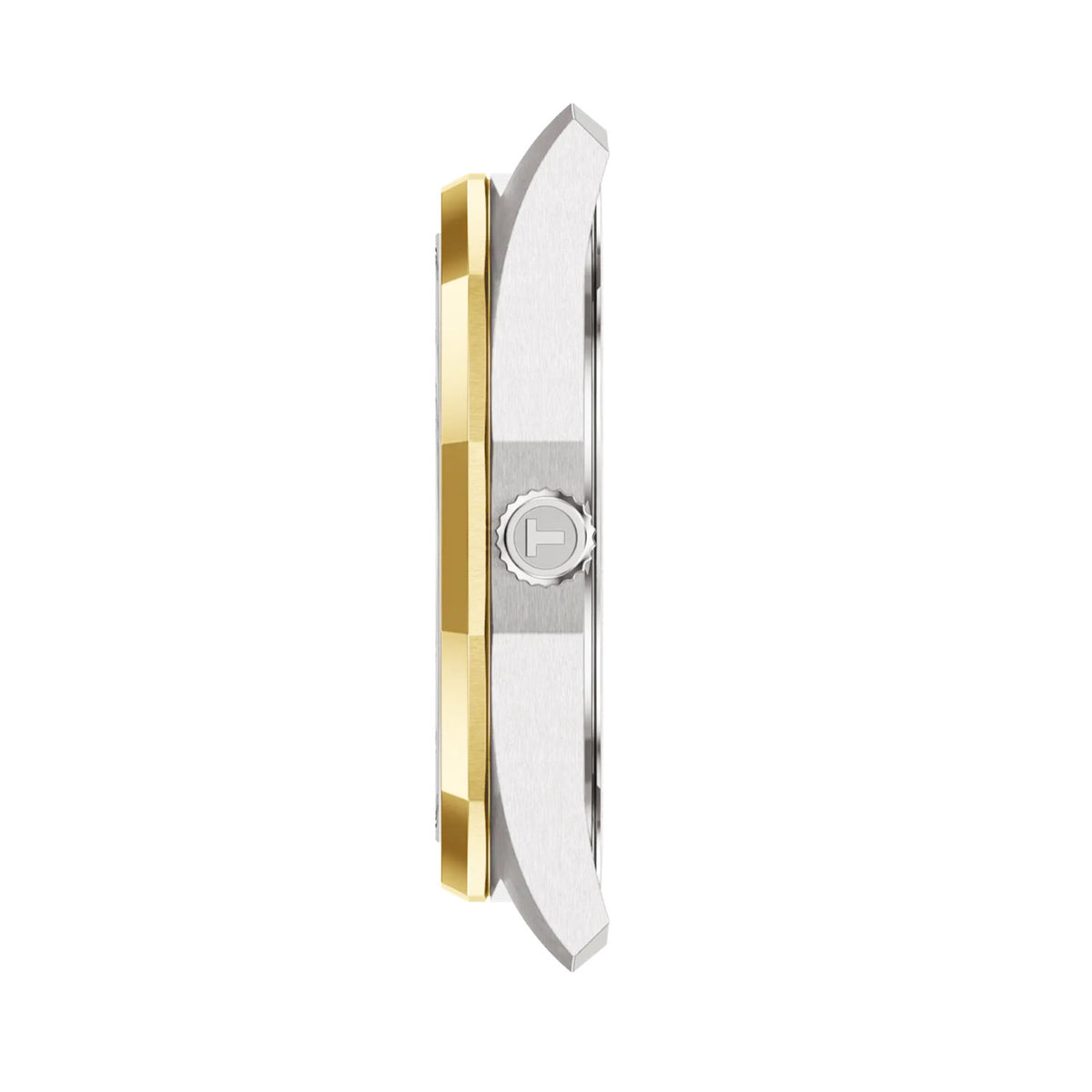 Tissot PRC100 Solar 39mm Silver Dial Two-Tone Bracelet Mens Watch - Berry's Jewellers