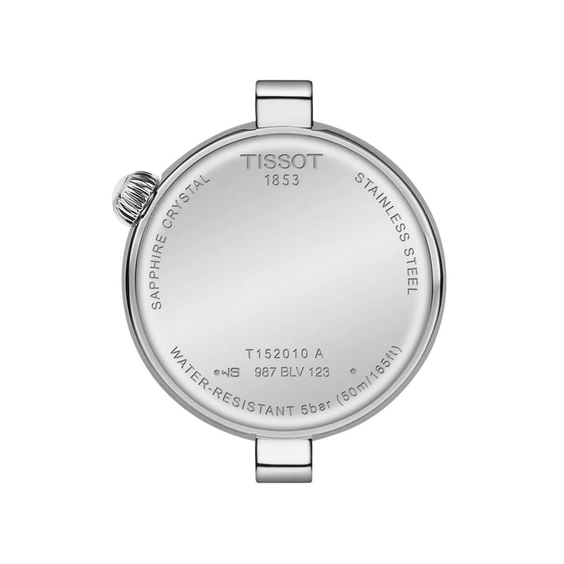 Tissot Desire Small Ladies 28mm Steel Black Dial Strap Watch - Berry's Jewellers