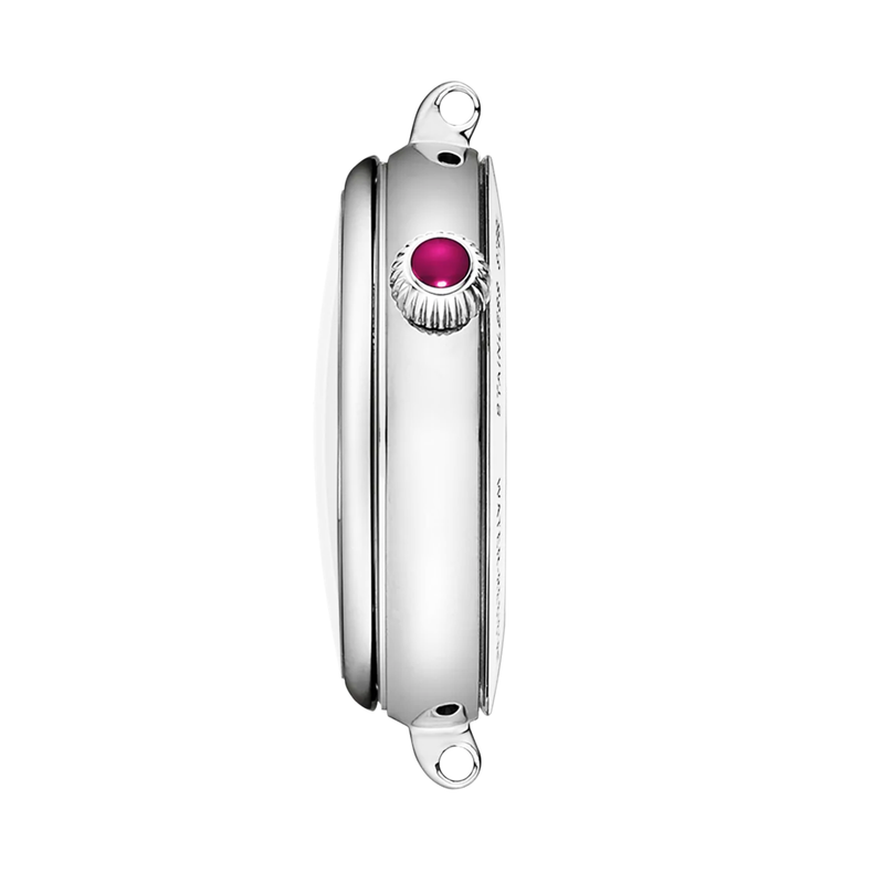 Tissot Desir 29.6mm Red Dial Moonphase Ladies Bracelet Watch - Berry's Jewellers